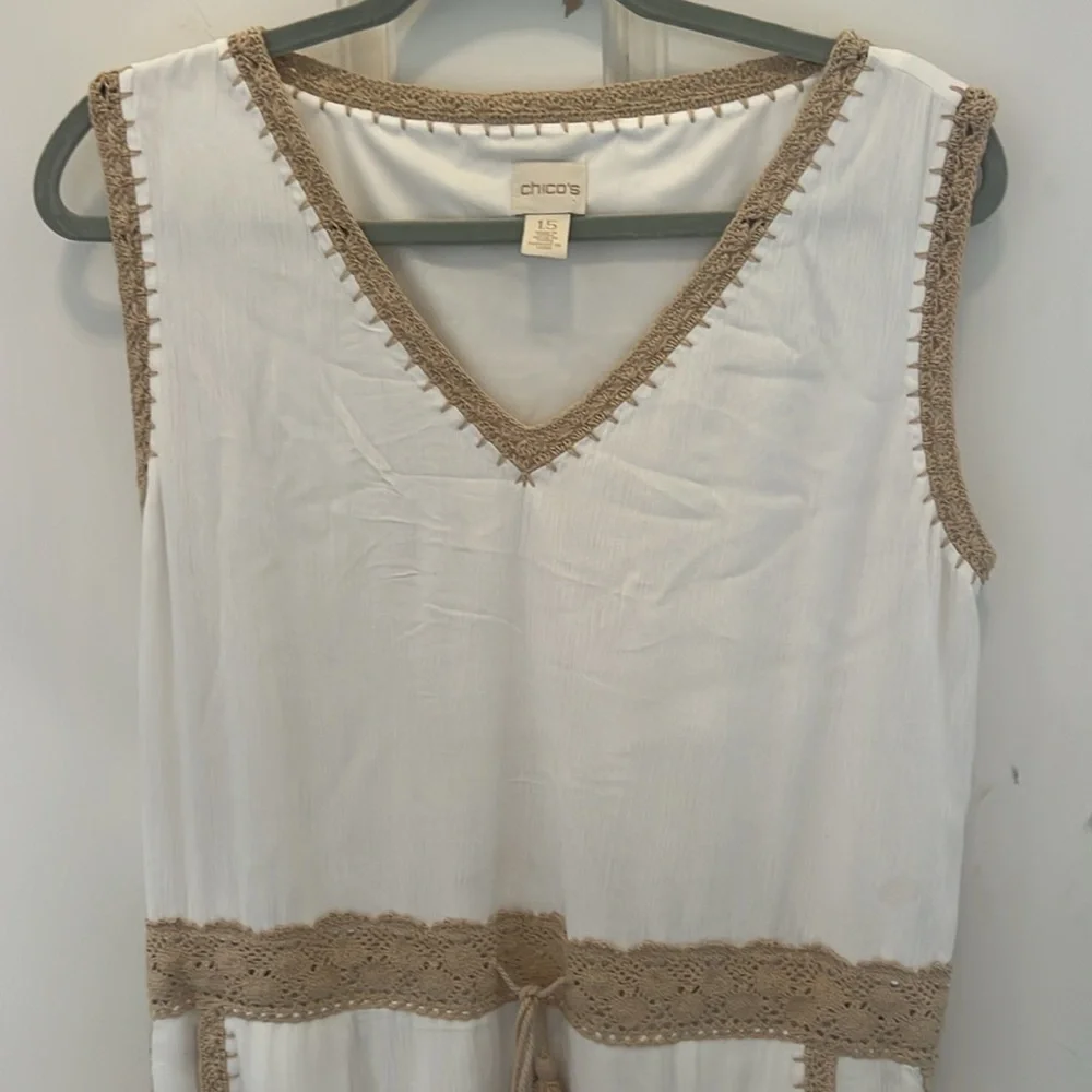 EUC Chico's Grecian Goddess dress. Size 1.5 - Picture 5 of 9